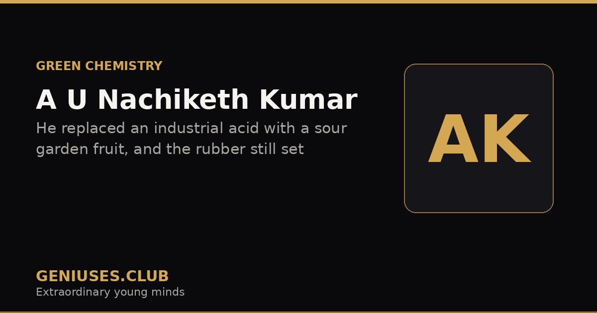 A U Nachiketh Kumar