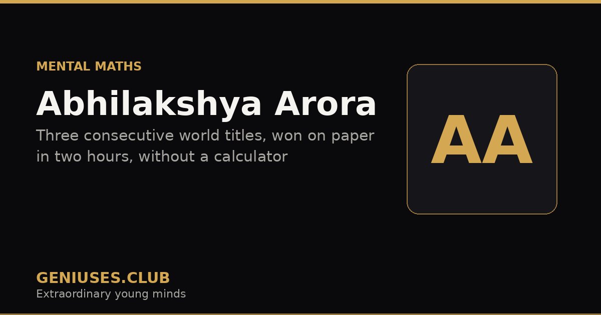 Abhilakshya Arora
