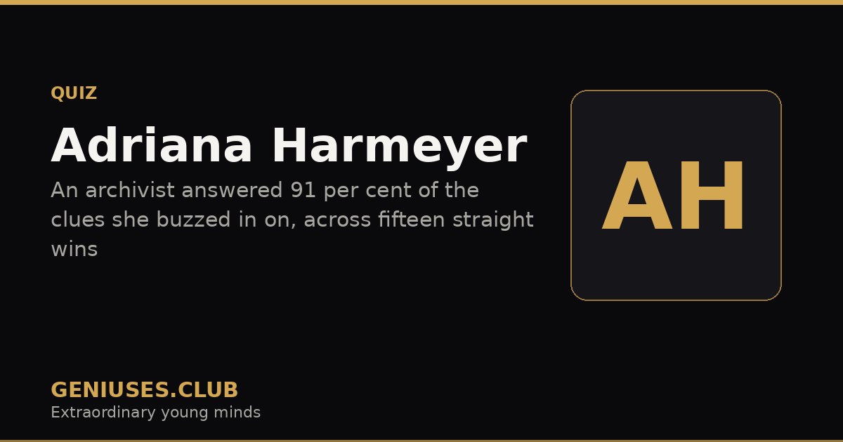Adriana Harmeyer