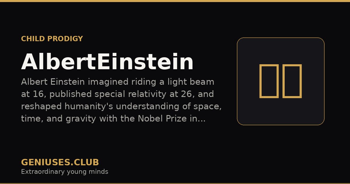 Albert Einstein
