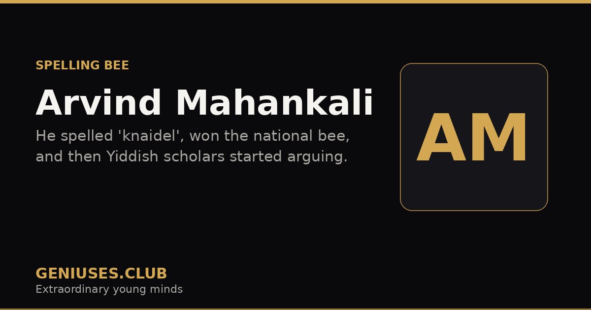 Arvind Mahankali
