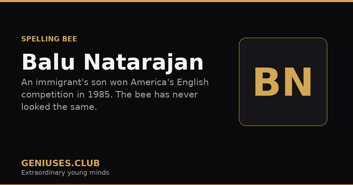 Balu Natarajan