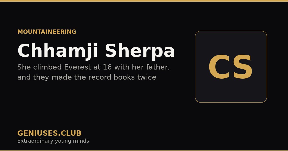 Chhamji Sherpa