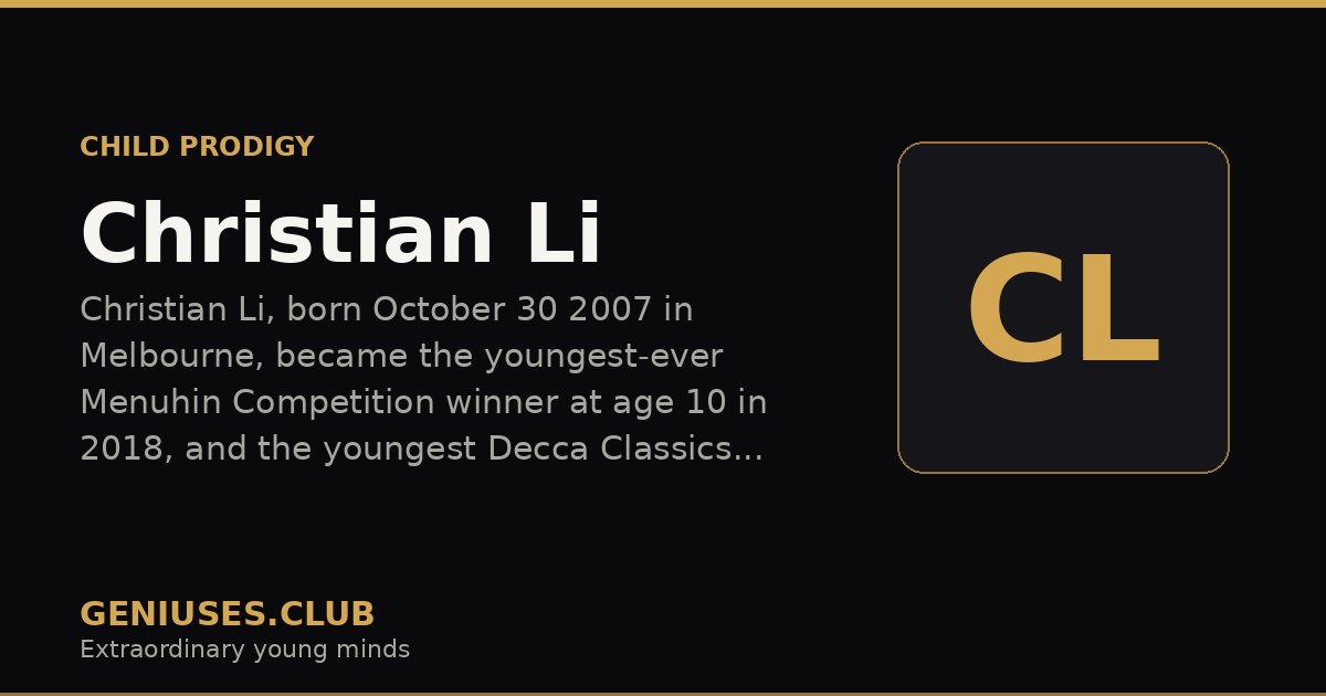 Christian Li