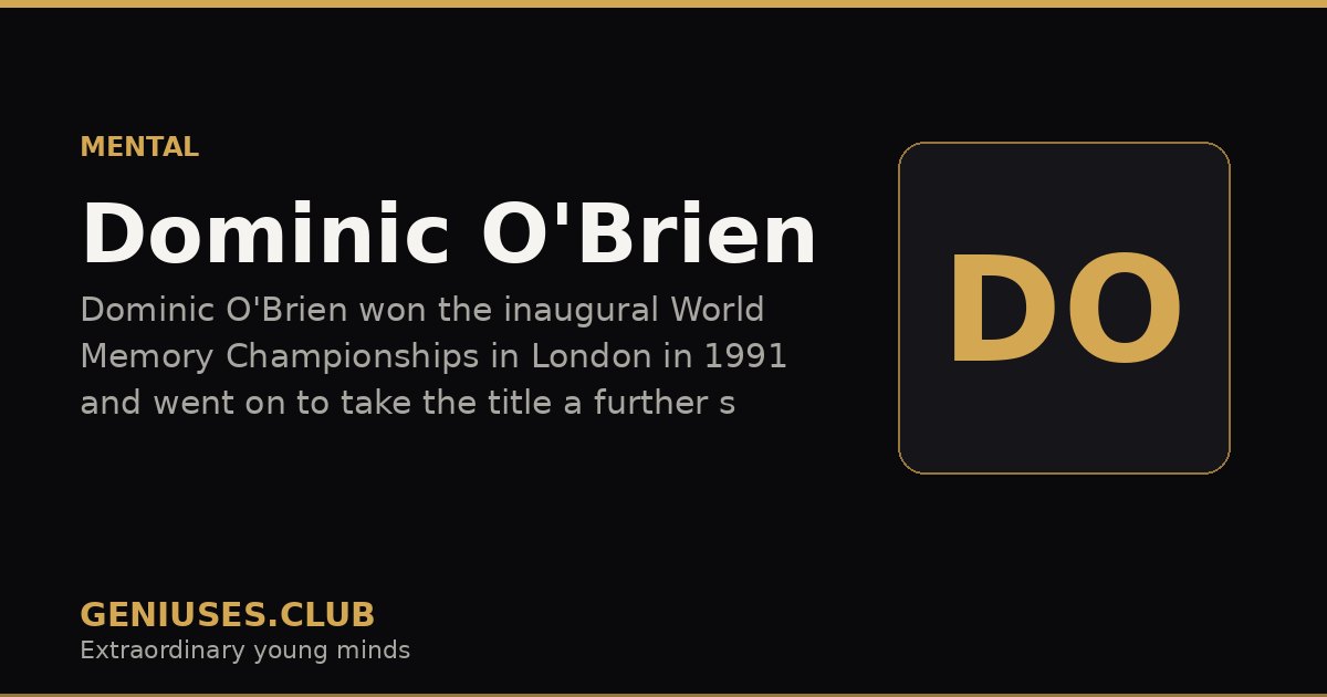 Dominic O'Brien