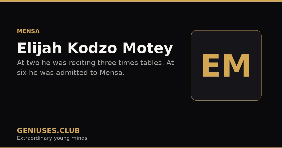 Elijah Kodzo Motey