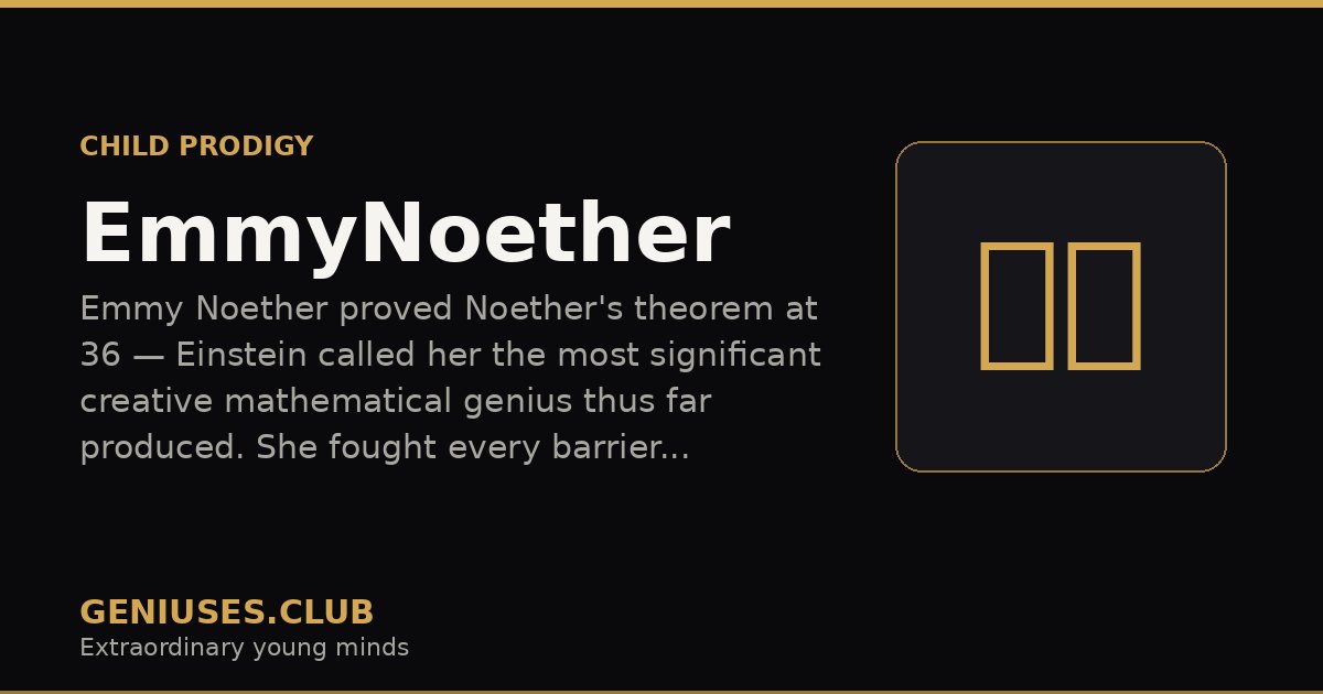Emmy Noether