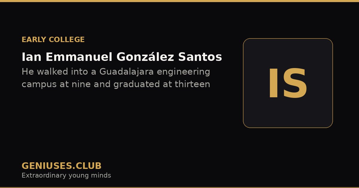 Ian Emmanuel González Santos