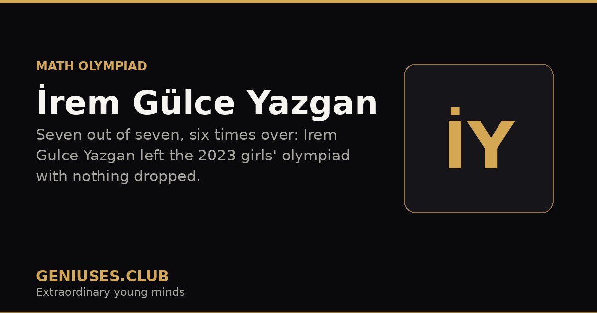 İrem Gülce Yazgan