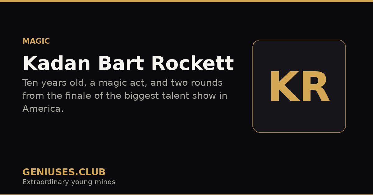 Kadan Bart Rockett