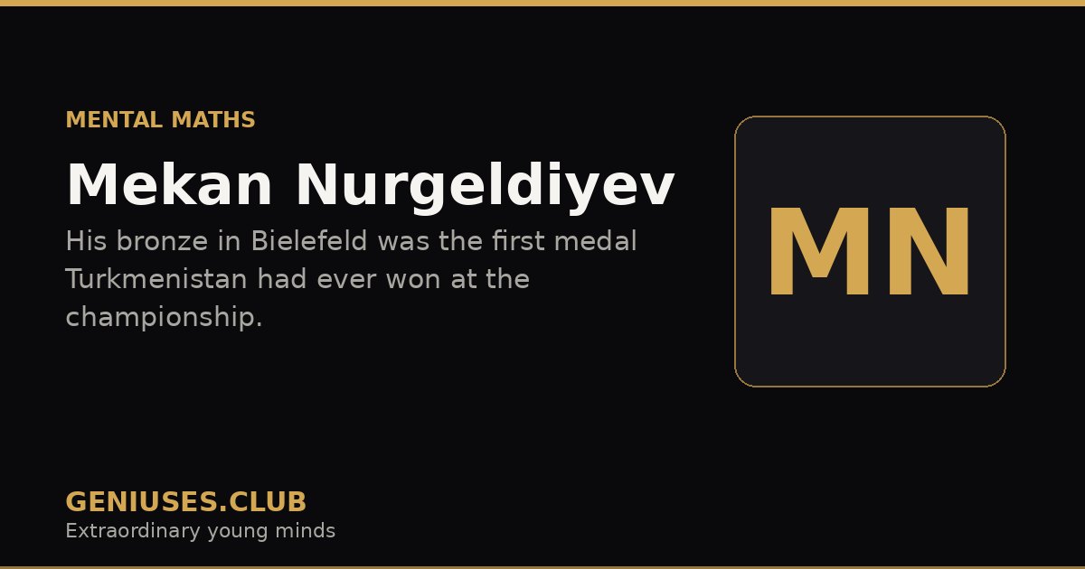Mekan Nurgeldiyev