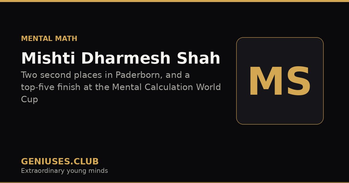 Mishti Dharmesh Shah