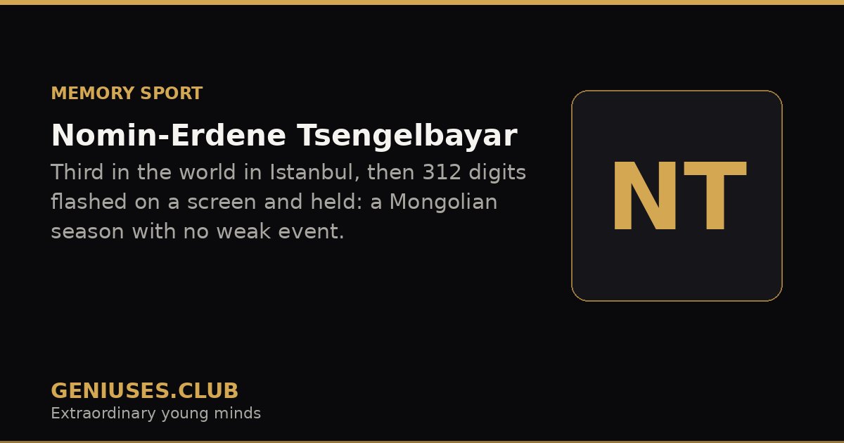 Nomin-Erdene Tsengelbayar