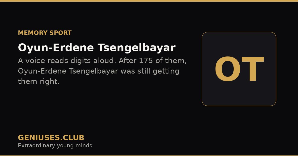 Oyun-Erdene Tsengelbayar