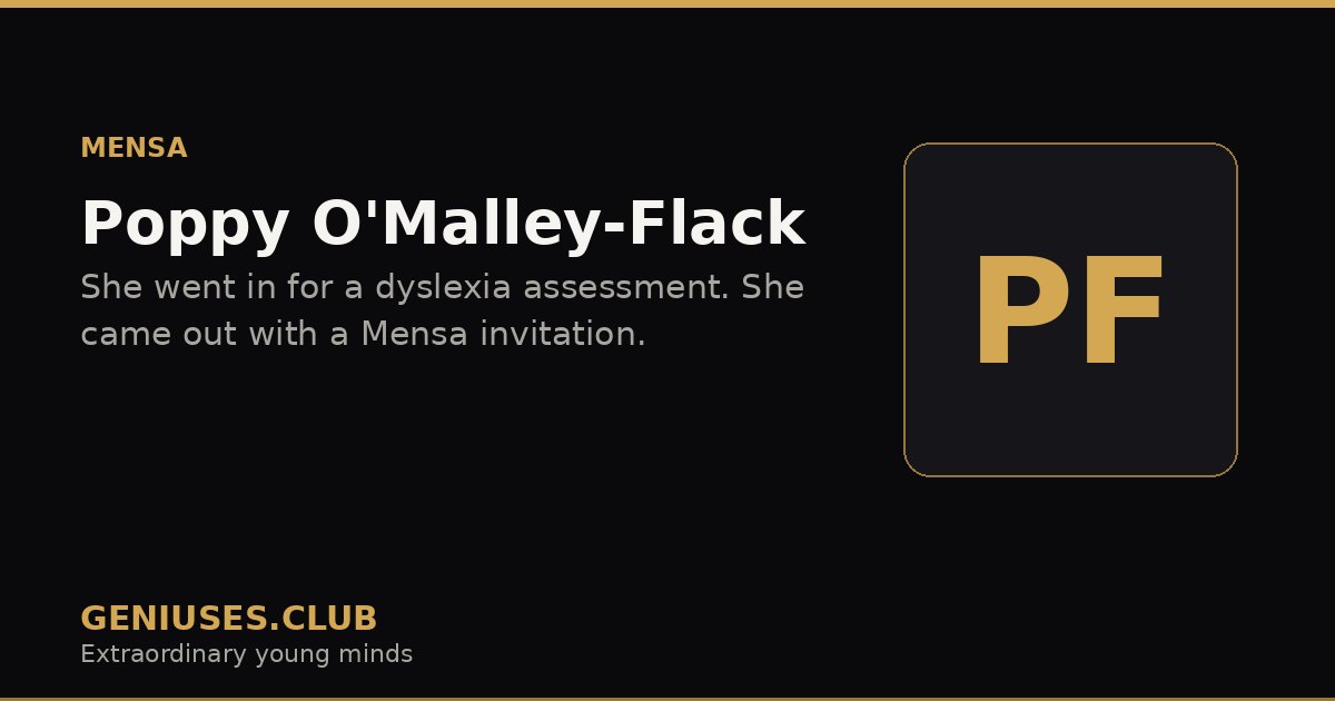 Poppy O'Malley-Flack