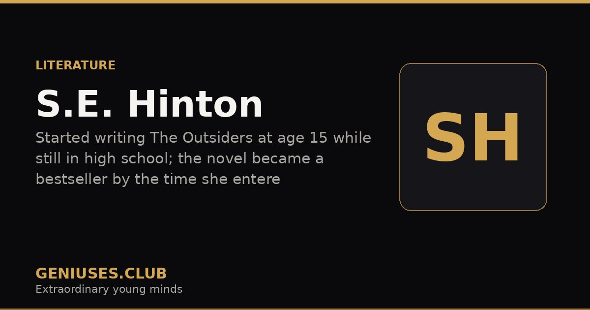S.E. Hinton