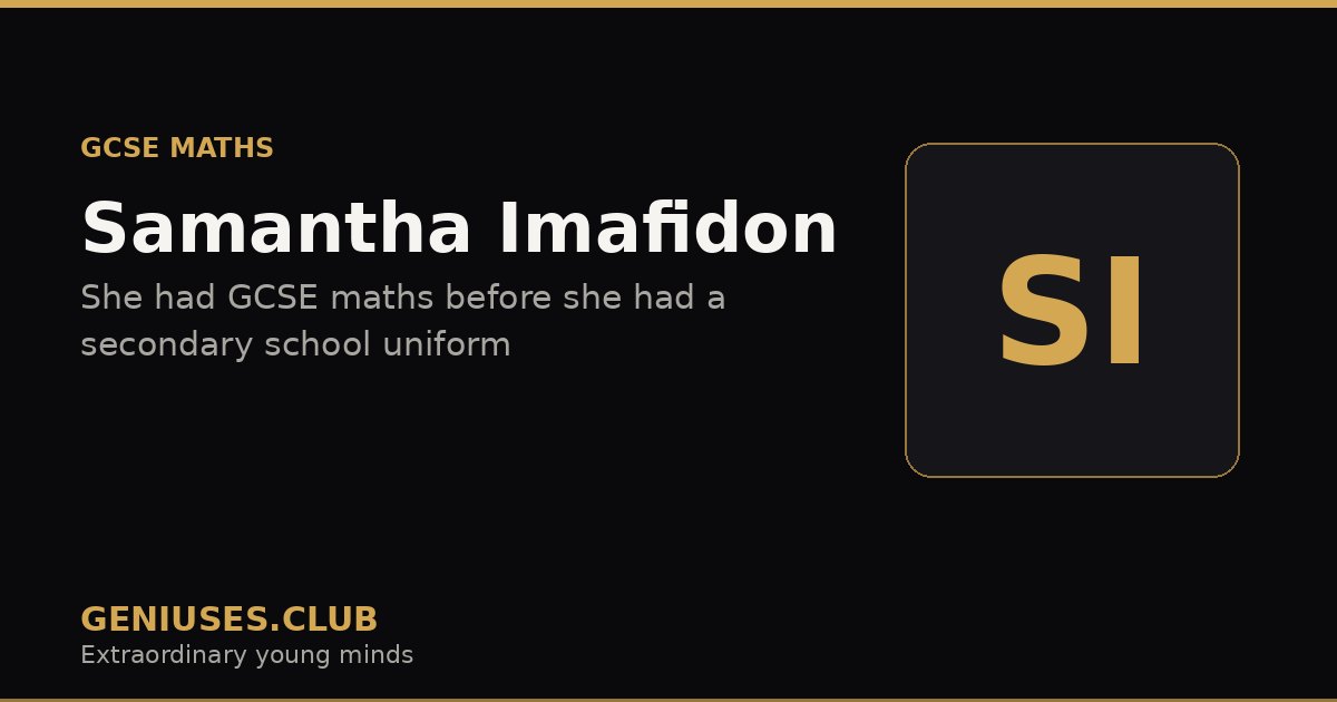 Samantha Imafidon