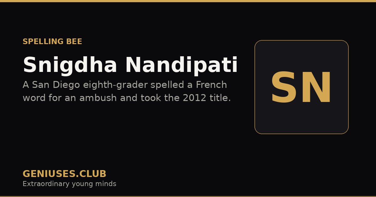 Snigdha Nandipati