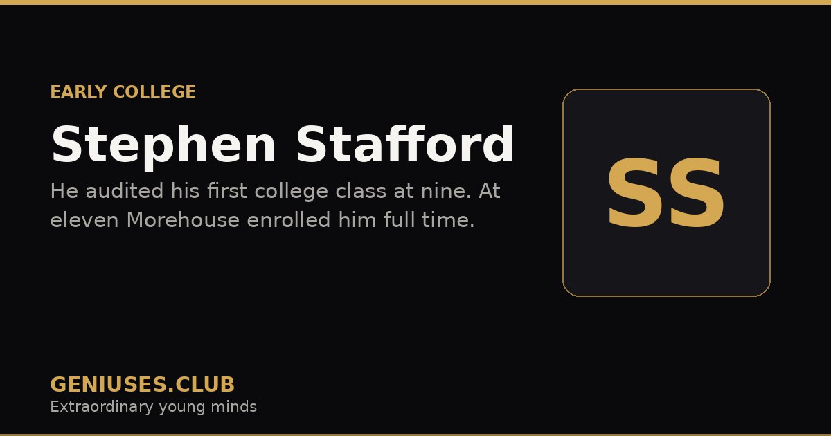 Stephen Stafford