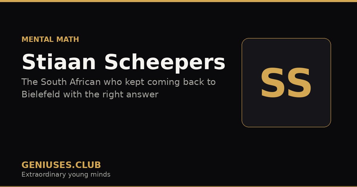Stiaan Scheepers