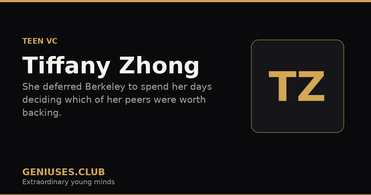 Tiffany Zhong
