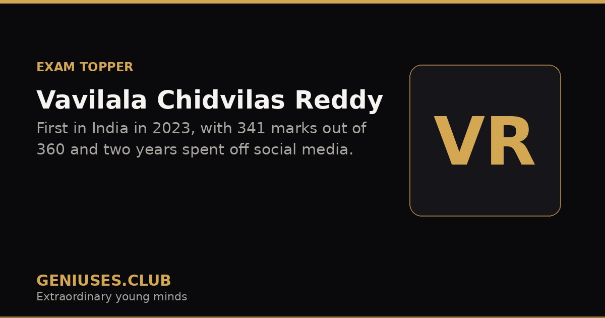 Vavilala Chidvilas Reddy