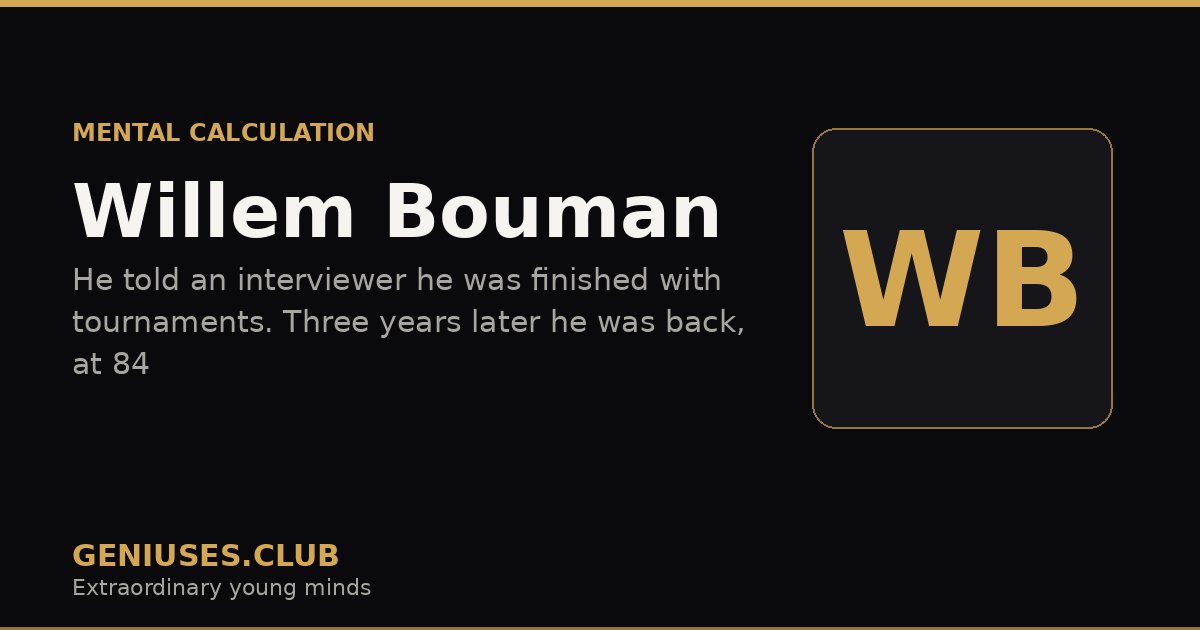 Willem Bouman