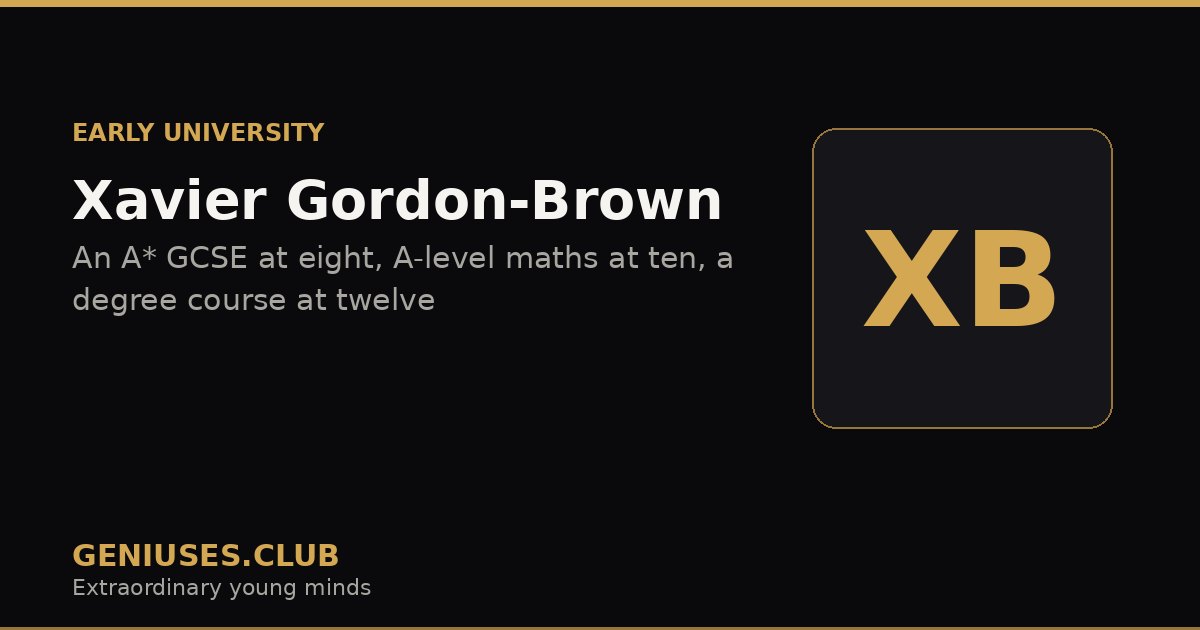 Xavier Gordon-Brown