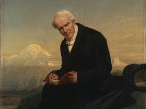 Portrait of Humboldt by Julius Schrader, 1859. Metropolitan Museum of Art