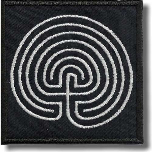 Ancient Greece Labyrinth Patch