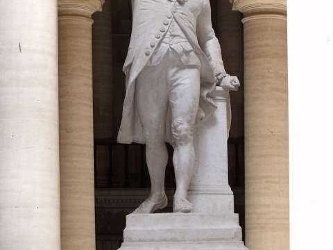 Statue of Honoré de Mirabeau. Palais de justice d'Aix-en-Provence