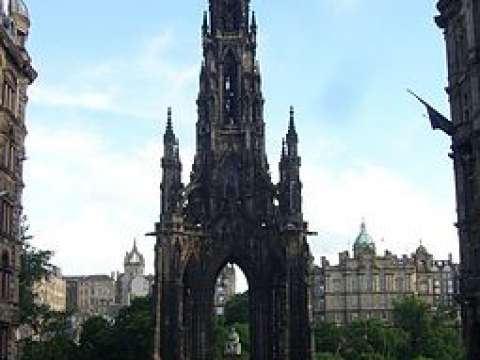 The Scott Monument on Edinburgh's Princes Street