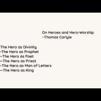 On Heroes and Hero Worship by Thomas Carlyle