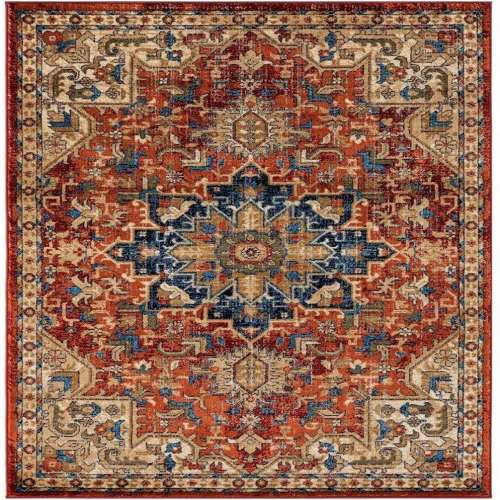 Red Oriental 5x7 Area Rug