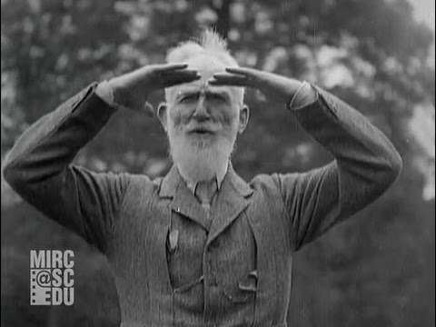 George Bernard Shaw, sonore, 1928