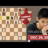 GM Jeffery Xiong Dominates Titled Tuesday!
