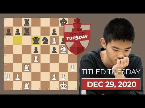 GM Jeffery Xiong Dominates Titled Tuesday!