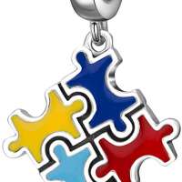 Autism Awareness Puzzle Charm