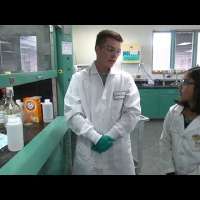 Gitanjali Rao shows her science invention at Denver Water