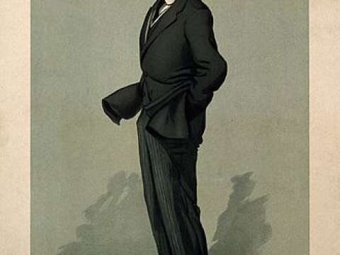 Marconi caricatured by Leslie Ward for Vanity Fair, 1905