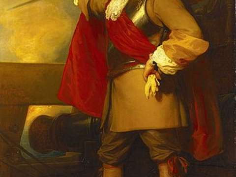 Robert Blake, General at Sea, 1598–1657 by Henry Perronet Briggs, painted 1829