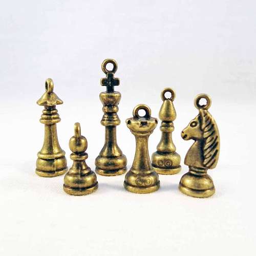 8 Chess Piece Charms