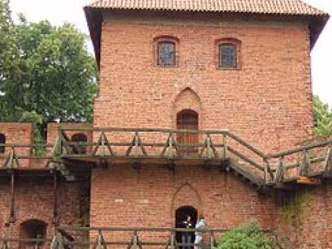 Copernicus' tower at Frombork, where he lived and worked; reconstructed since World War II