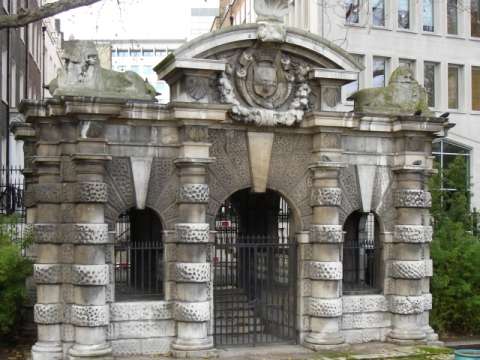 The Italianate York Water Gate – the entry to York House, built about 1626, the year of Bacon's death
