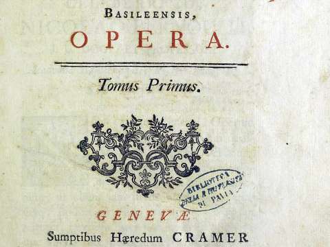Opera, vol 1, 1744