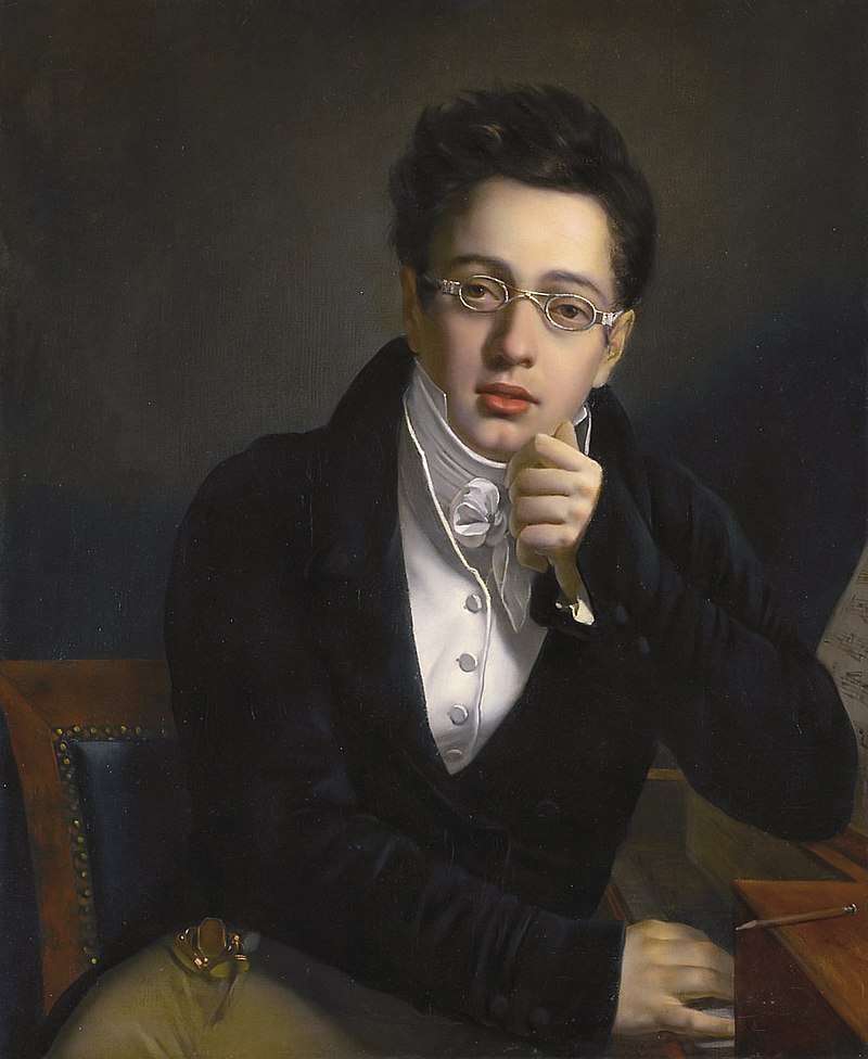 Schubert c. 1814, painted by Josef Abel