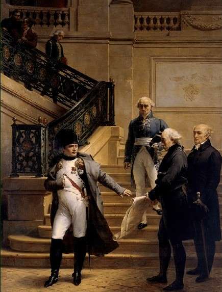 Napoleon visiting the Palais Royal for the opening of the 8th session of the Tribunat in 1807, by Merry-Joseph Blondel