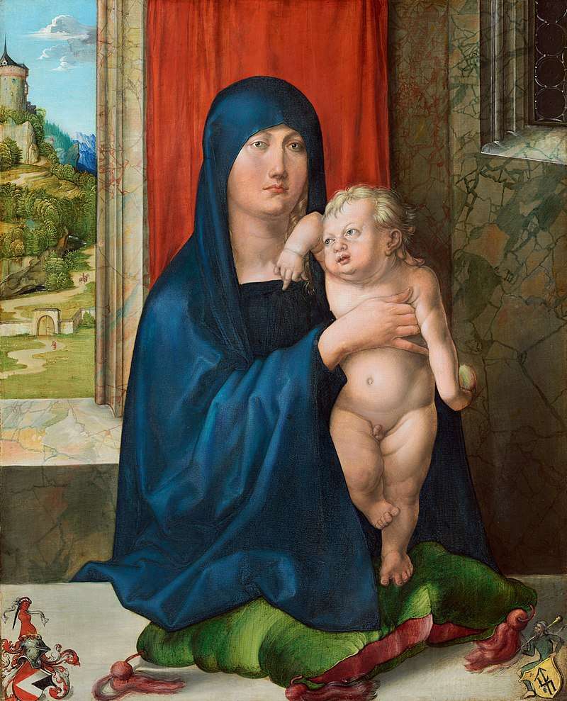 Detail, Haller Madonna, 1505, National Gallery of Art, Washington, D.C.