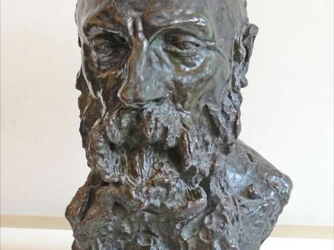 Bust of Rodin (1888-89) by Camille Claudel