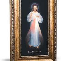 Divine Mercy (Vilnius) - Framed Canvas